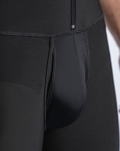 Faja postoperatoria de reducción de abdomen y control de muslos en powerslim#color_700-negro