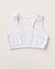 Top en algodón con espalda deportiva para niña#color_000-blanco