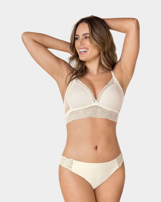 Bralette en encaje sexy y natural