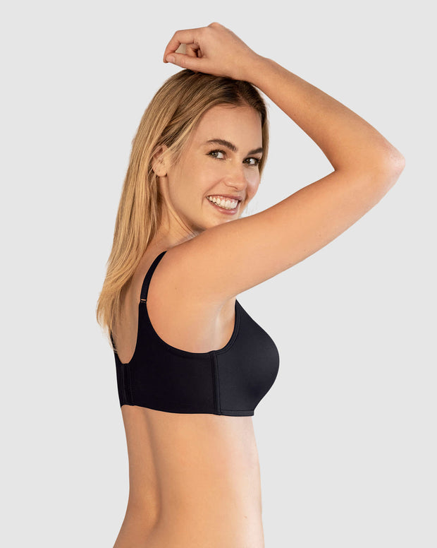 Brasier sin arco de realce alto incorporado magical bra