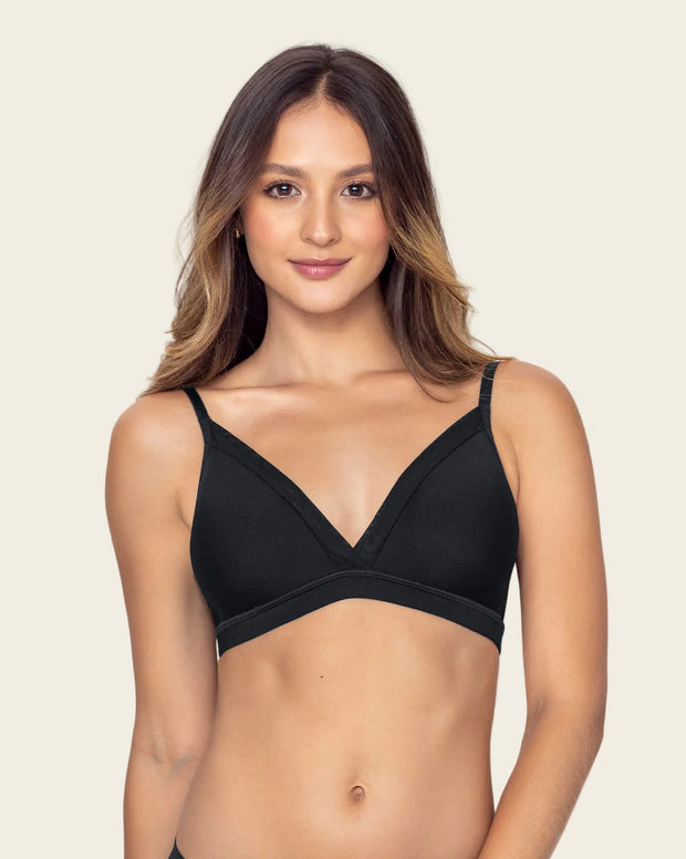 Brasier sin arco pura comodidad con detalles en tul