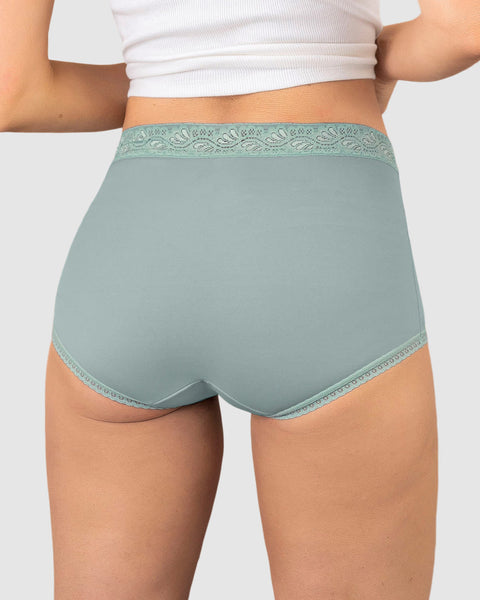 Paquete x 3 panties clásicos con toques de encaje#color_s20-mandarina-gris-verdoso-cafe-claro