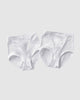 Paquete x 2 panties clásicos de control suave en abdomen#color_000-blanco