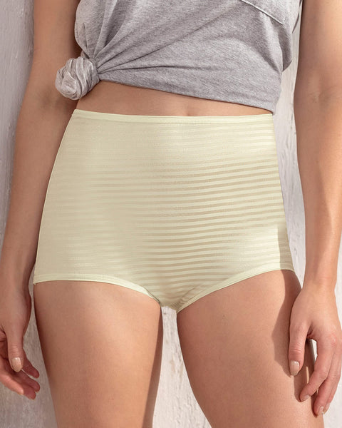 Paquete x 4 panties clásicos con máximo cubrimiento#color_s01-blanco-marfil-cafe-claro