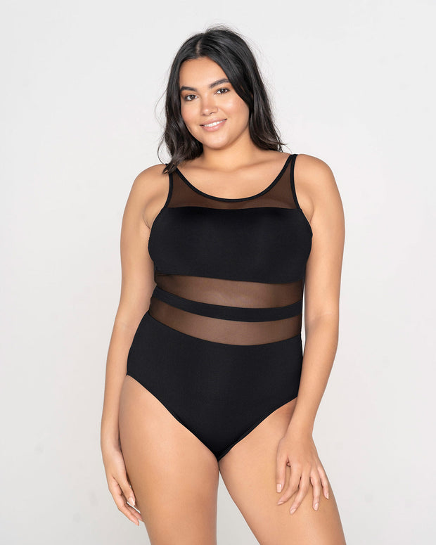 Vestido de baño shop leonisa negro