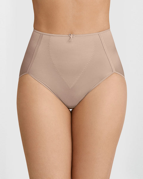 Paquete x 2 panty clásico de control#color_802-cafe-claro