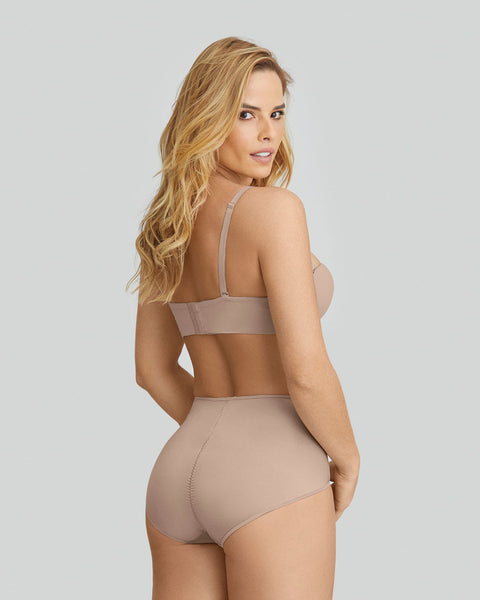 Paquete x 2 panty clásico de control#color_802-cafe-claro