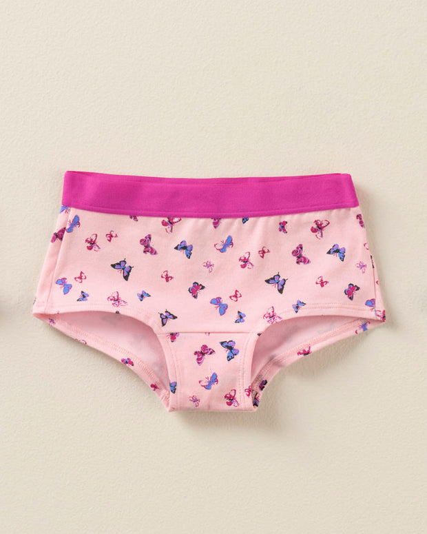 Paquete x 3 panties tipo hipster en algodón suave para niña#color_s40-mariposas-rosa-oscuro-azul