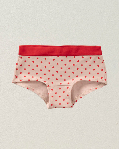 Paquete x 3 panties tipo hipster en algodón suave para niña#color_s41-corazones-rayas-estampado-love