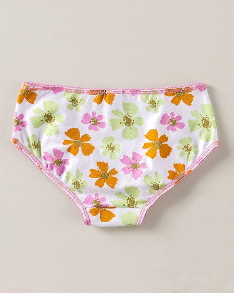 Paquete x 3 panties clásicos en algodón suave para niña#color_s23-flores-pinas-marfil