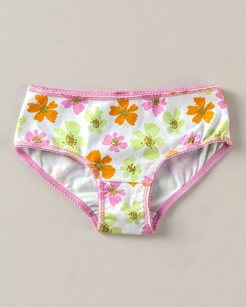 Paquete x 3 panties clásicos en algodón suave para niña#color_s23-flores-pinas-marfil