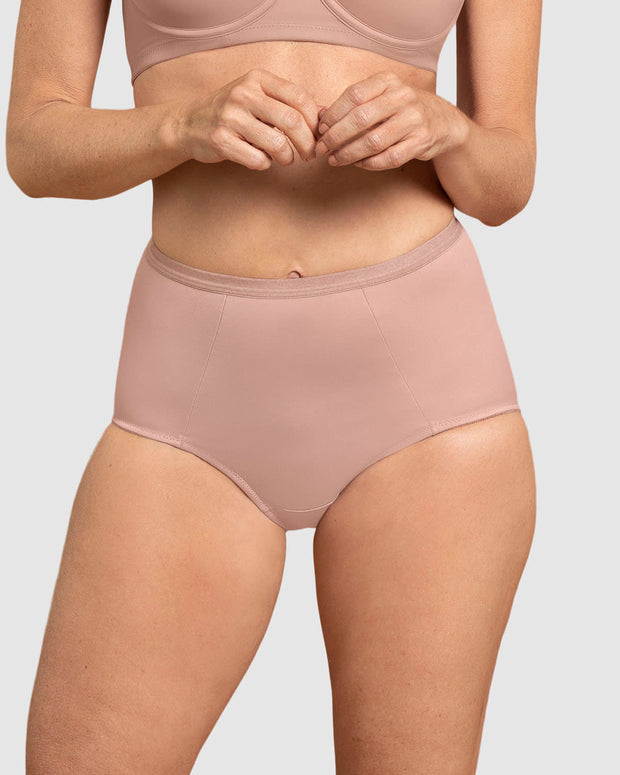 Panty clásico de control suave con excelente modelación#color_a22-rosa-vieja