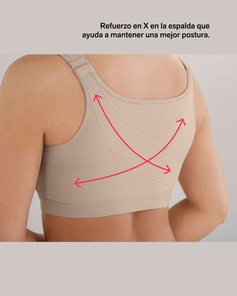 Brasier tipo top multiusos ultracómodo en algodón all in one bra#all_variants