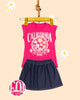 Conjunto niña camiseta + falda#color_316-fucsia-claro