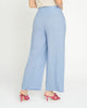 Pantalón de tiro alto con cintura ajustada#color_571-azul-claro