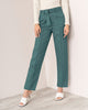 Pantalón con cinturón y bolsillos funcionales#color_604-verde
