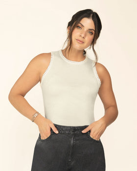 Camiseta manga sisa con control abdomen mujer