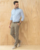 Pantalón texas silueta semi ajustada#color_245-gris-claro
