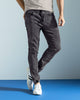 Pantalón jogger para hombre con elástico en cintura y tobillos#color_157-negro-gris
