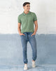Pantalón jogger para hombre con elástico en cintura y tobillos#color_568-indigo-claro