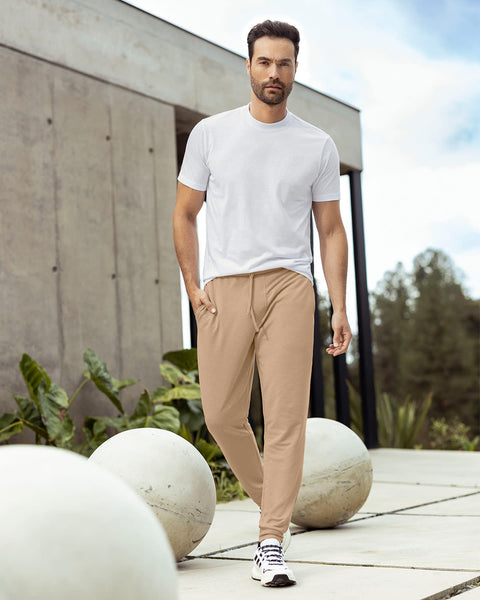 Pantalón exterior jogger con bolsillos funcionales#color_084-arena