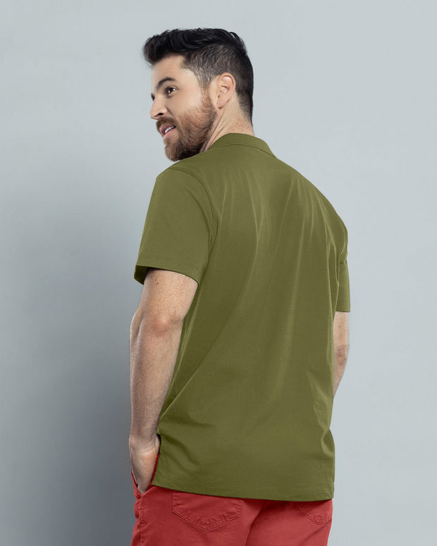 Camiseta tipo polo en jersey#color_617-verde-oliva