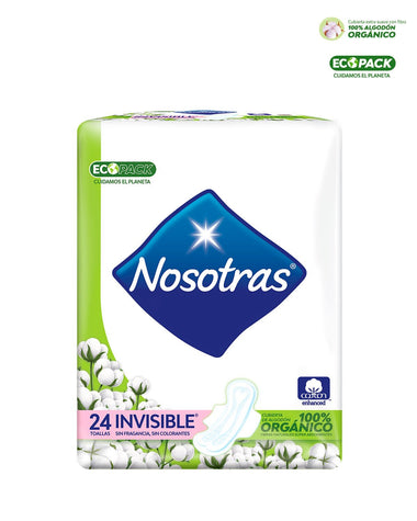 Toallas Higiénicas Nosotras Invisible Orgánico#color_organico