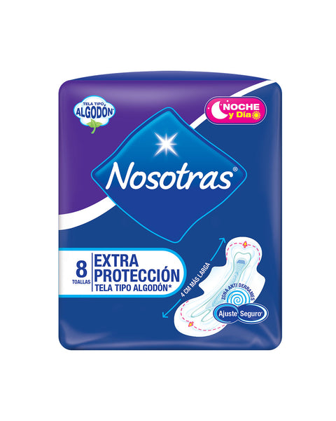 Toallas higiénicas nosotras extraprotección tela#color_extraproteccion