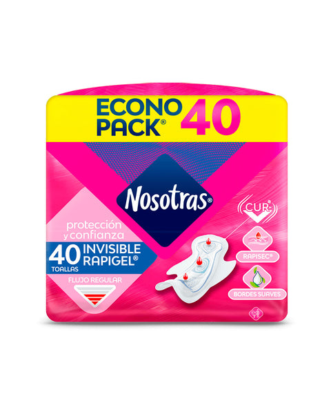 Toalla higiénica nosotras invisible rapigel x 40#color_001-invisible