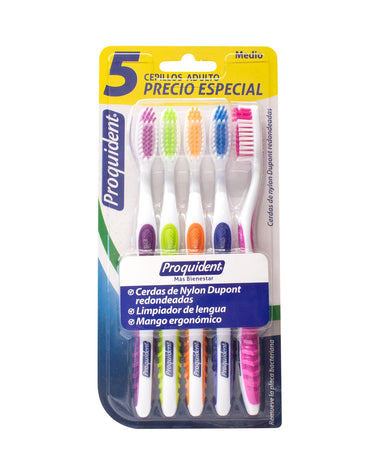 Cepillo adulto blister x 5 proquident#color_001-surtido