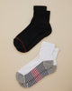 Calcetines caña media x 2 masculino pointt#color_s03-surtido-negro-blanco