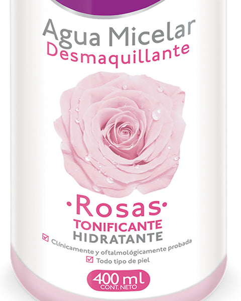 Agua micelar de rosas pomys x 400 ml#color_rosas