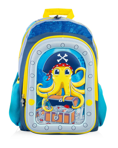 Morral infantil pequeño niño Pulpo Scribe#color_024-azul-claro