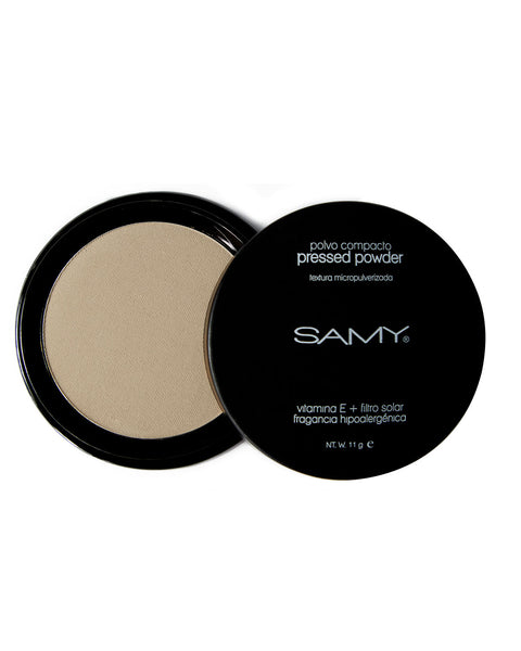 Polvo compacto sin espejo samy # 06. canela#color_001-beige