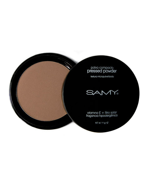 Polvo compacto sin espejo samy # 06. canela#color_005-canela