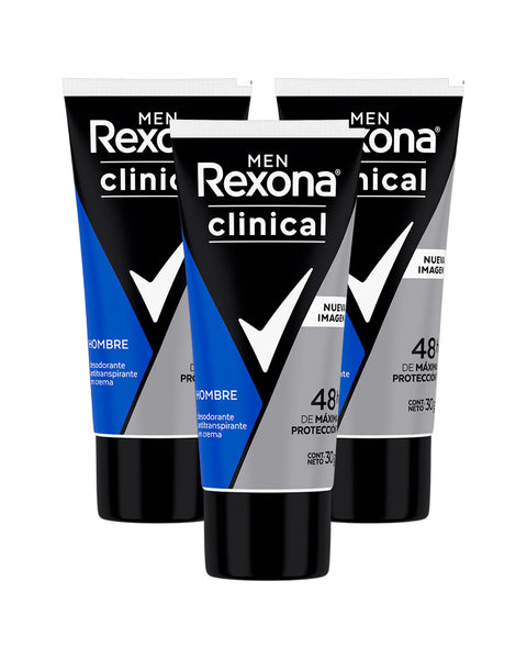 Pack x3 Desodorante Tubo Clinical Rexona#color_s01-hombre