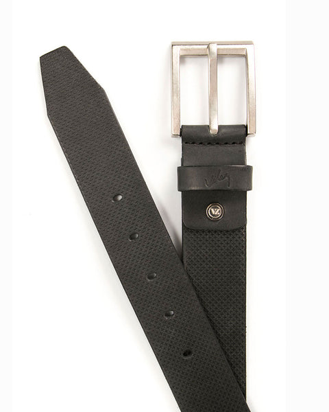Cinturón de cuero masculino unifaz kiat origen#color_700-negro